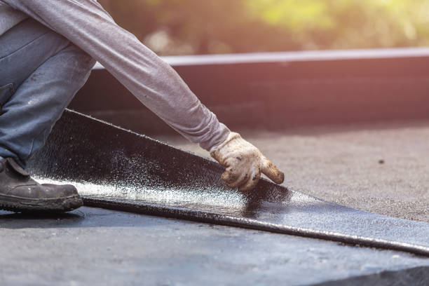 Professional Waterproofing technician working in Big Rapids, MI